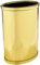 Kraftware 76074 Designer-Abfalleimer, poliertes Messing, oval, 35,6 cm
