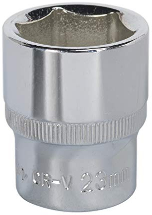 Sealey Sp1223 Walldrive Socket 23Mm 1/2Sq Drive Fully Polished