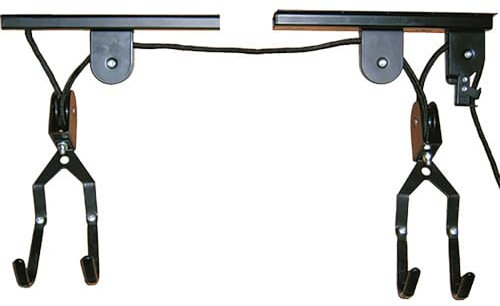 Terra Bikes Fahrrad-Wandhalter Bike-Lift Bikelift, schwarz, 99 x 4 x 8 cm