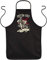 Biker Fun Grillschürze <-> American Biker <-> ideales Biker-Geschenk, Goodman Design®Schwarz