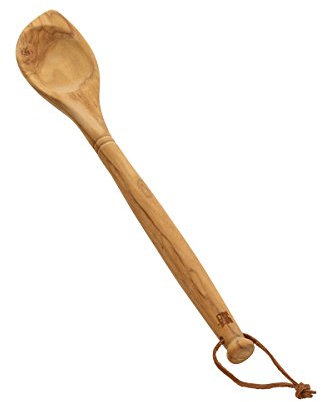 Sabatier Olivewood Corner Spoon & Scraper, 14-Inch