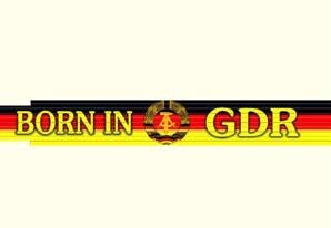 Zollstock Born in GDR - Ossi Artikel - für Ostalgiker - DDR Produkte
