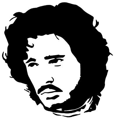 decorsfuk.co Jon Snow Game of Thrones Macbook sticker - winter is coming - house of Stark