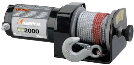 Keeper Corporation Kt2000 Trakker 1-Horsepower 12 V Treuil électrique – Capacité de 907,2 Kilogram