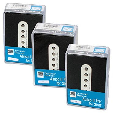 Seymour Duncan Alnico Ii Pro Flat Strat - Set - - White