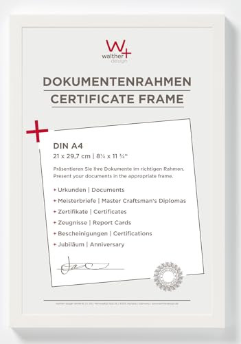 Walther BP130V Peppers Holzrahmen 021 x 29.7, polarweiß