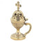 IconsGr Räuchergefäß für griechische Räucherstäbchen, christlich-orthodoxes Räuchergefäß (78-b) in Bronze