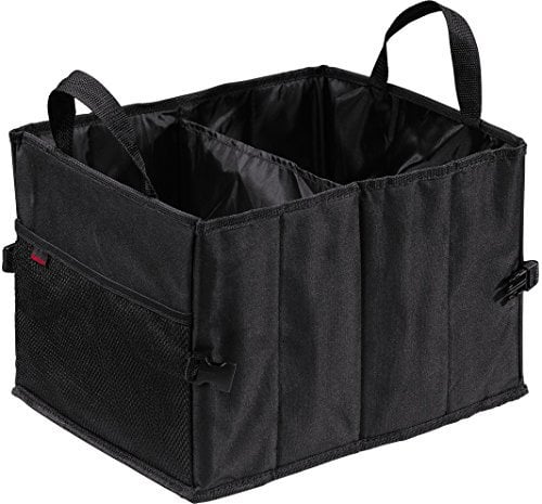 Hama Auto-Kofferraumtasche mit Klettbefestigung, faltbar, klein (37 x 29 x 25 cm) schwarz