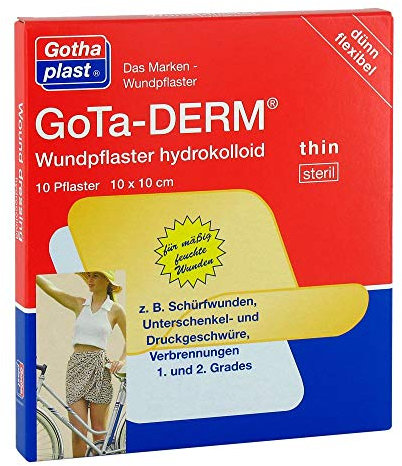 GOTA DERM thin Pflaster 10 St