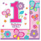 amscan Sweet Birthday Girl Lunch-Servietten, 33 cm
