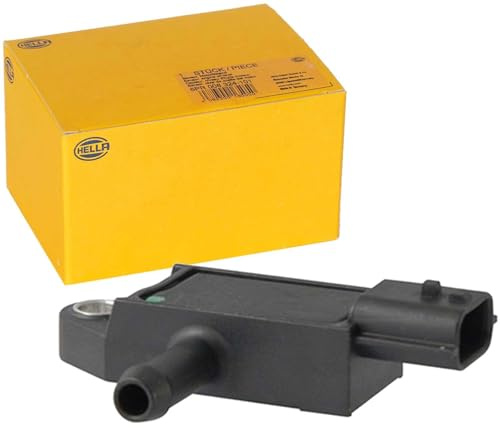 HELLA 6PP 009 409-121 Sensor, exhaust pressure - 3-pin connector - Bolted