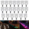 CHNXU 20er Set Bodeneinbaustrahler LED Ø30mm Aussen Treppen Einbaustrahler 0.3W IP67 Wasserdicht Boden Lampe RGB Farbwechsel-LED Terrasse Licht Küche Garten Einbauleuchten Poolbeleuchtung