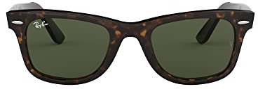 Ray-Ban Herren Sonnenbrille Wayfarer RB 2140, Gr. 50 mm, Havanna