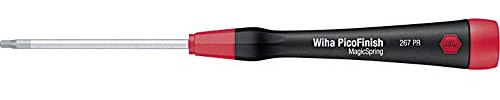 Wiha Z 05 0 01 – Pliers, Pointed Pliers Slim, Steel, Red, 20 cm, 165 g)