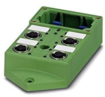 PHOENIX CONTACT SACB-4/8-L-C GG SCO Sensor/Aktor-Box-Grundgehäuse, Stundard Anwendung, M12-Speedcon-Buchse Metall Anschlussart, 4 Steckplätze, 5 Polzahl, A - Stundard Kodierung