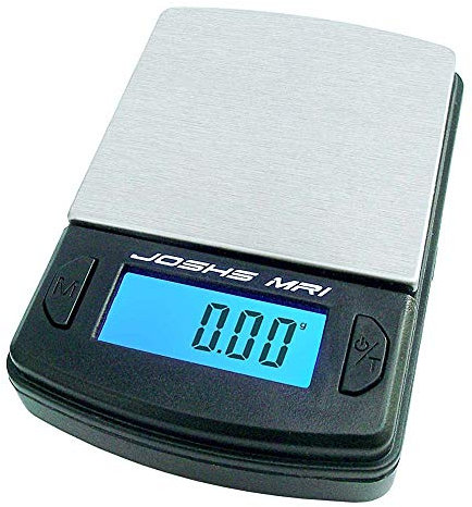 Digitalwaage Feinwaage die in 0,1 g Schritten präzise bis 500g / 0,5kg wiegt, Taschenwaage, Briefwaage, Goldwaage, Tischwaage mit Edelstahl Wiegefläche