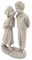 Design Toscano Gartenstatue Love's First Kiss, Figur mit zwei Kindern