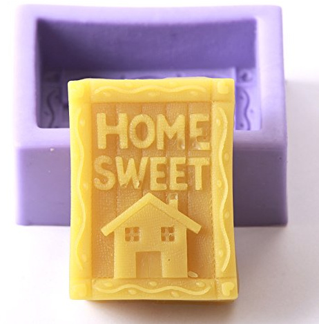 World Of Moulds | Home Sweet Home Rectangle Silicone Mould