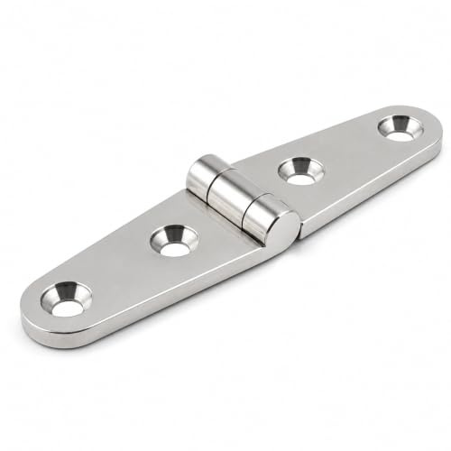 ARBO-INOX Scharnier Edelstahl A4 – für Türen/Fenster/Möbel – 100 x 25 mm