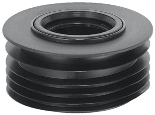 McAlpine DC3-BL Drain Reducer Connector-4/110mm x 2, Black