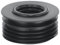 McAlpine DC3-BL Drain Reducer Connector-4/110mm x 2, Black