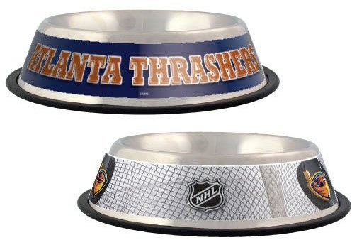 Hunter Manufacturers Atlanta Thrashers Stainless Steel Dog Bowl