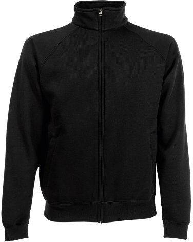 Fruit of the Loom Fruit of the Loom Herren Premium 70/30 Full Zip Sweatshirt Jacke 2XL Schwarz