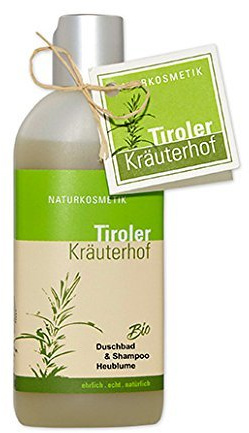 Naturshampoo und Duschgel bio Heublume ohne Silikone, 200 ml