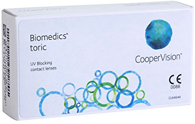 Cooper Vision AVAIRA Torische Monatslinsen weich, 6 Stück/BC 8.5 mm/DIA 14.5 mm/CYL -0.75 / ACHSE 170 / +0.5 Dioptrien
