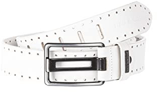 Redbridge Herren Echt Leder Gürtel Leather Belt echtes Leder Weiß 90 cm
