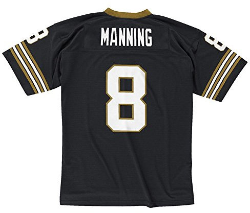 Mitchell & Ness Archie Manning New Orleans Saints Throwback NFL Trikot Schwarz M