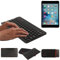 TECHGEAR Active Strike (M)] Clavier QWERTY sans fil Bluetooth pour Apple iPad Mini (Mini 4, Mini 3, Mini 2, Mini) – Noir (étui de transport pour clavier inclus)