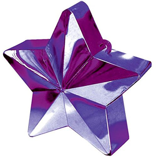Purple Star Galvanisierte Ballongewichte, 170 g, 1 Stück, perfekt für Veranstaltungen und Partys
