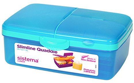 Sistema Slimline Quaddie Lunchbox, blau