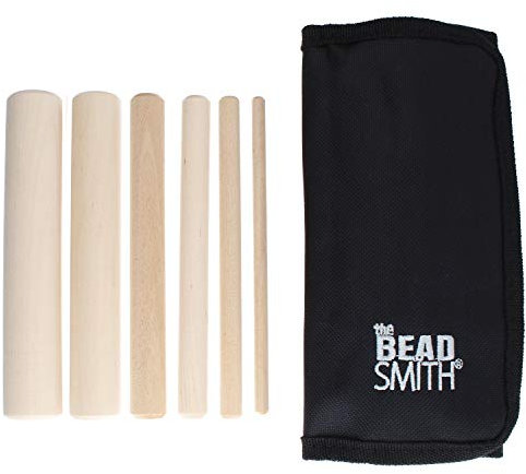 Beadsmith Wooden Mandrel Set For Wire Forming 6Pcs-