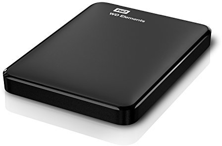 Western Digital Elements Portable Disque dur externe portable 2,5 Extra Slim USB 3.0 / USB 2.0 1 To Noir