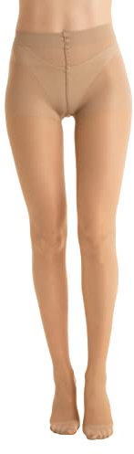 Relaxsan Basic 880 (Hautfarbe 5/XXL Plus) Kompressionsstrümpfe Damen 18-22 mmHg, Stützstrümpfe 140 Den