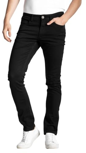 Rica Lewis Herren Straight Leg Jeanshose RL 80 NEW ORIGINALS FIBREFLEX, schwarz, Gr. 50 (Herstellergröße: W42/L33-FR:52 )