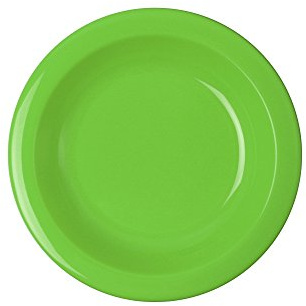 WACA 1945 Teller tief Kunststoffteller 500 ml Dm 216 mm, Farbe:kiwigrün