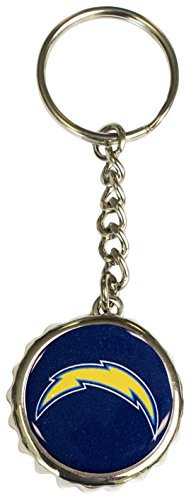Pro Specialties Group NFL San Diego Chargers Bottle Cap Keychain, Blue, One Size