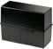 HAN Karteibox DIN A5 quer – innovatives, attraktives Design für 500 Karteikarten mit Stahlscharnier und Schnappverschluss, schwarz, 975-13, 1 STÜCK