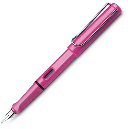 Lamy Safari Fountain Pen - 2014 Pink - Medium Nib