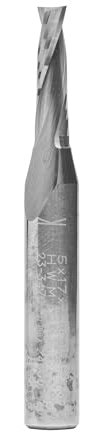 ENT 10024 Spiralnutfräser Premium VHW, Schaft (S) 8 mm, Durchmesser (D) 5 mm, NL 17 mm, GL 60 mm