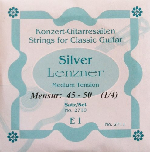Lenzner Jeu de cordes pour guitare enfant 1/4