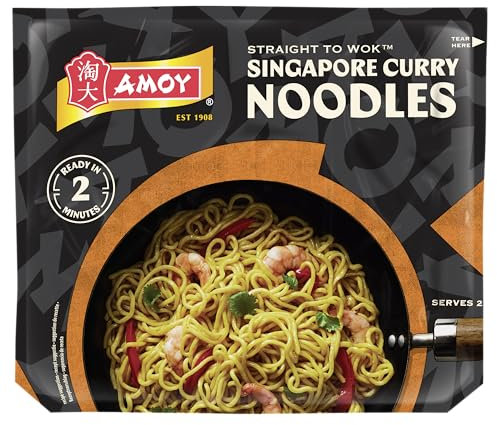 Amoy Straight to Wok Singapore Curry Noodles 2 x 150 g
