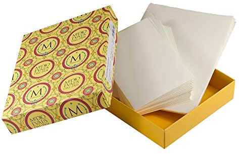 Fabriano Medioevalis Folded Cards & Envelopes Set, 20/Pkg., 3.3 x 5.1