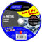Norton Lot de 3 + 1 Meules tronçonnage métal 230 x 1,9 x 22,2 mm