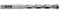 Izar 30232 Broca Punta Metal Duro Pared Profesional, 1886, 3.0 mm Diámetro Corte, 60 mm Longitud