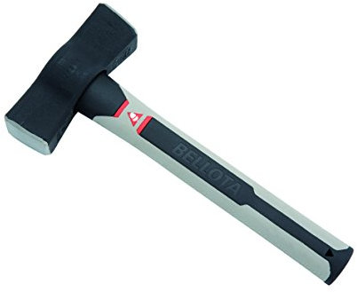 Bellota 5308-0 CF - Maceta de hierro (forjada en acero) para albañil con mango de fibra de carbono, 700 gramos