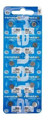 2 X Strip of 10 Genuine Fresh Renata 364 SR621SW Swiss Made Silver 1.55v Batteries